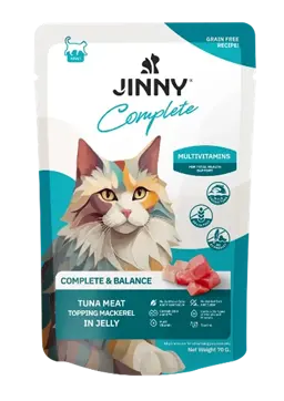 complete multivitamins tuna topping mackerel in jelly