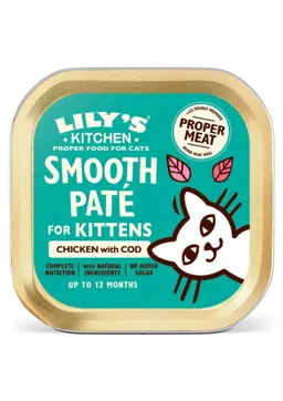 chicken with cod paté for kittens