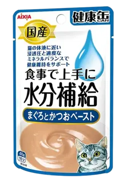 kenko-can pouch water type tuna & skipjack tuna paste