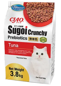 sugoi crunchy plus prebiotics tuna