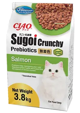 sugoi crunchy plus prebiotics salmon