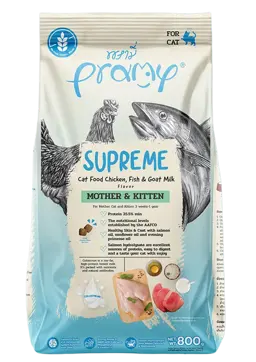 supreme mother & kitten chicken, fish & goat milk
