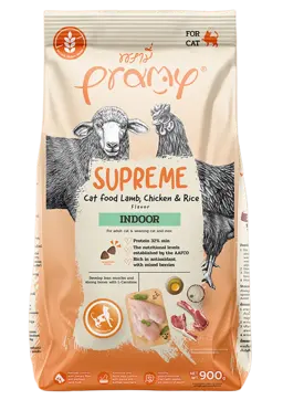 supreme indoor lamb, chicken & rice