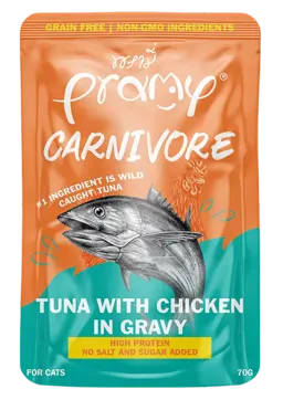 carnivore tuna with chicken in gravy