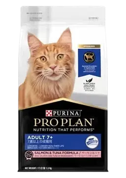 adult 7+ salmon & tuna formula