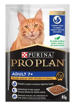 adult 7+ tender pieces with chicken in gravy