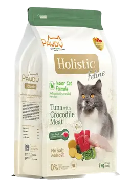 holistic feline indoor cat formula tuna & crocodile meat
