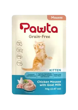 chicken mousse with goat milk