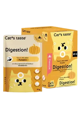 digestion! tuna in jelly added pumpkin