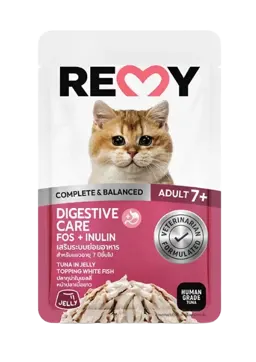 digestive care adult 7+ tuna in jelly topping white fish