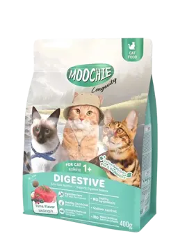 cat kibble longevity digestive tuna