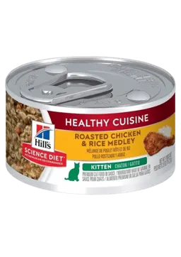 healthy cuisine kitten roasted chicken & rice medley