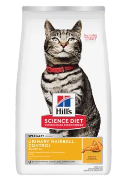adult 1-6 urinary hairball control chicken recipe