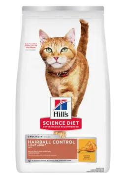 adult 1-6 hairball control light chicken recipe