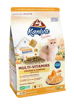 fusion multi-vitamins chicken & pumpkin