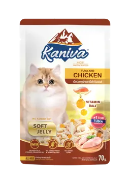 tuna with chicken in soft jelly