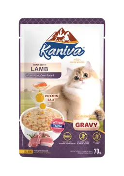 tuna with lamb in gravy
