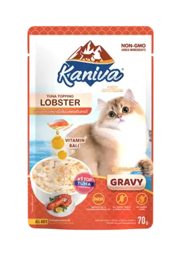 tuna topping lobster in gravy