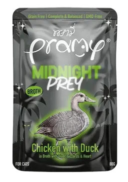 midnight prey chicken with duck in broth
