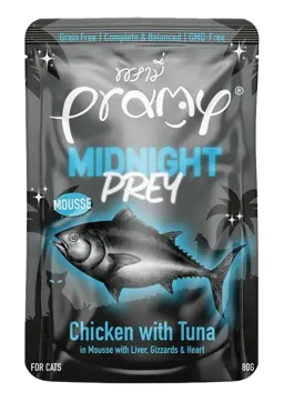 midnight prey chicken with tuna in mousse