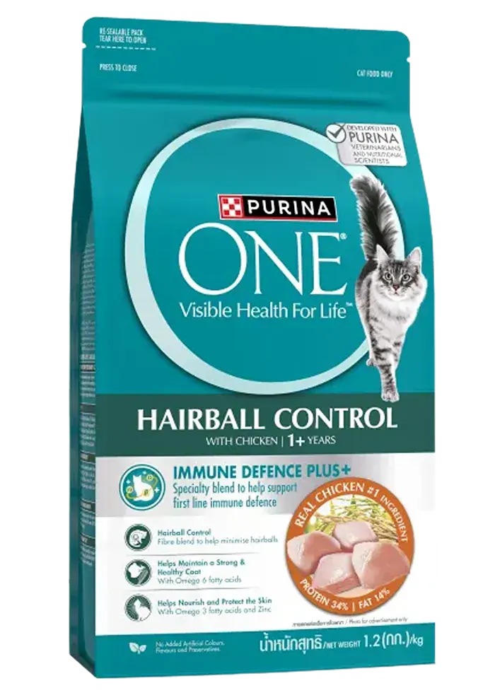 hairball control with chicken