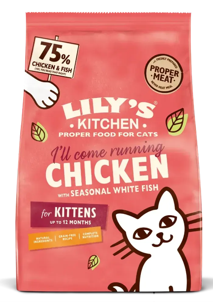 chicken with seasonal white fish kitten