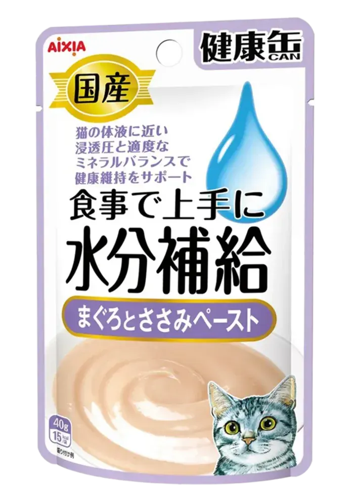 kenko-can pouch water type tuna & chicken fillet paste