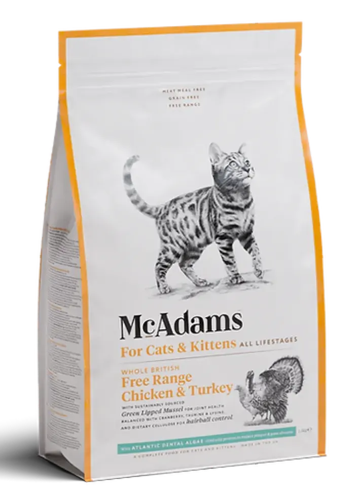 cats & kittens free range chicken & turkey