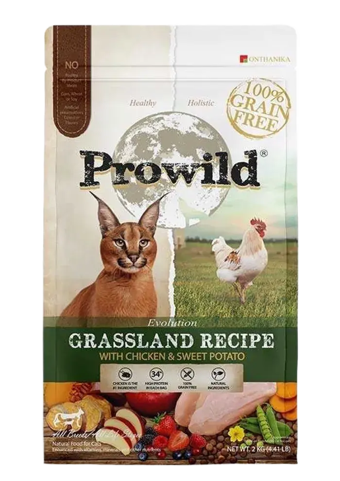 evolution grain free grassland recipe with chicken & sweet potato