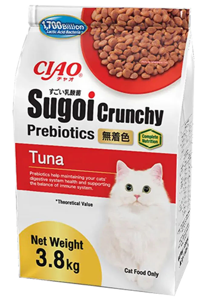sugoi crunchy plus prebiotics tuna
