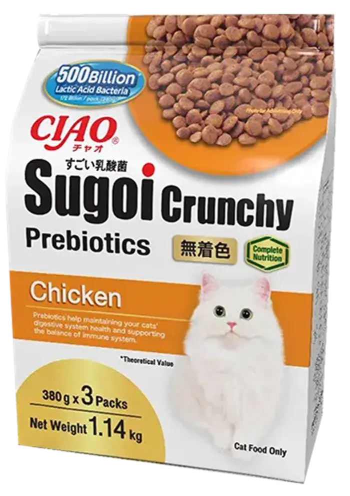 sugoi crunchy plus prebiotics chicken
