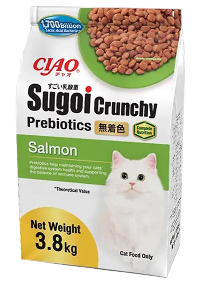 sugoi crunchy plus prebiotics salmon