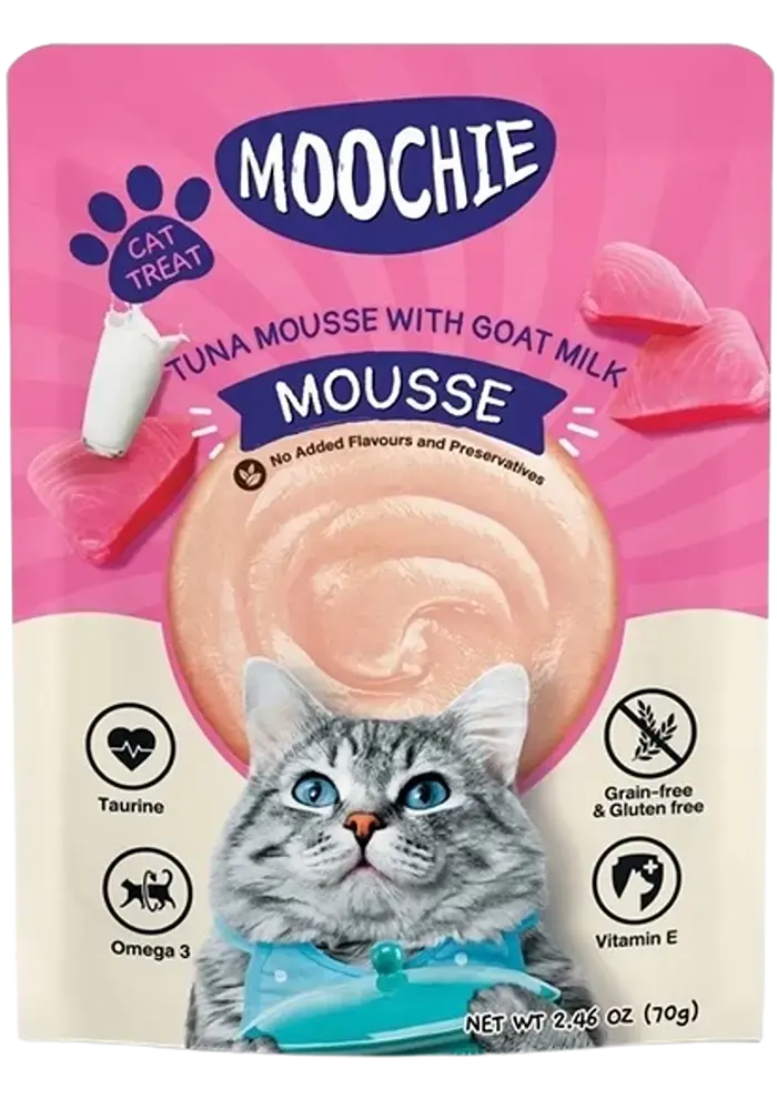 tuna mousse with goat milk