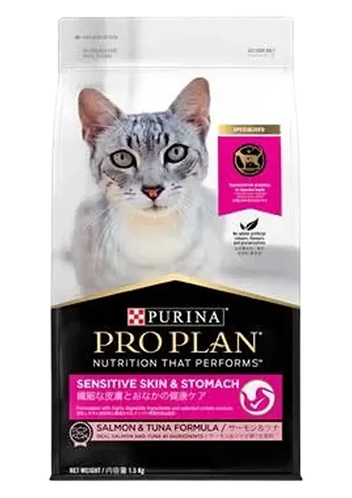 sensitive skin & stomach salmon & tuna formula
