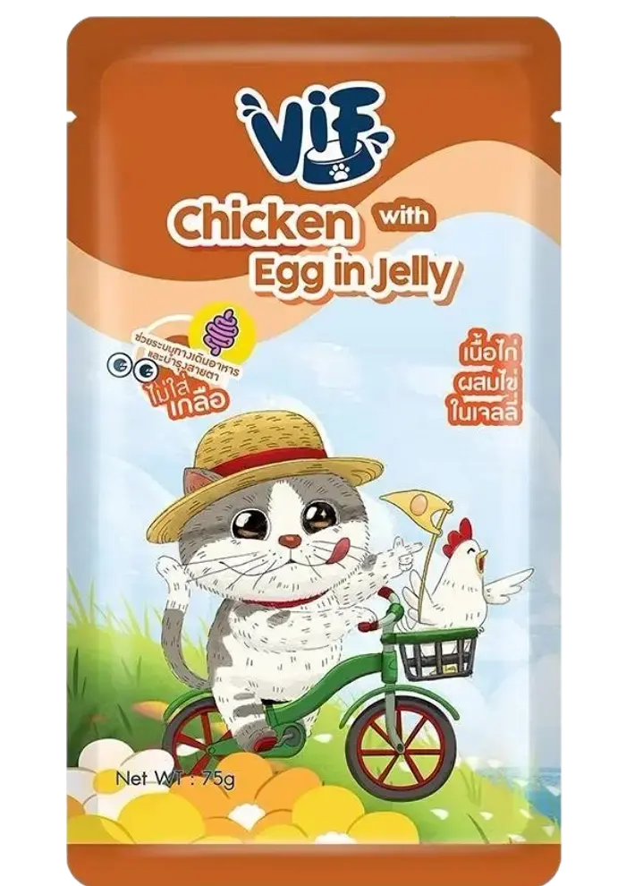 chicken with egg in jelly