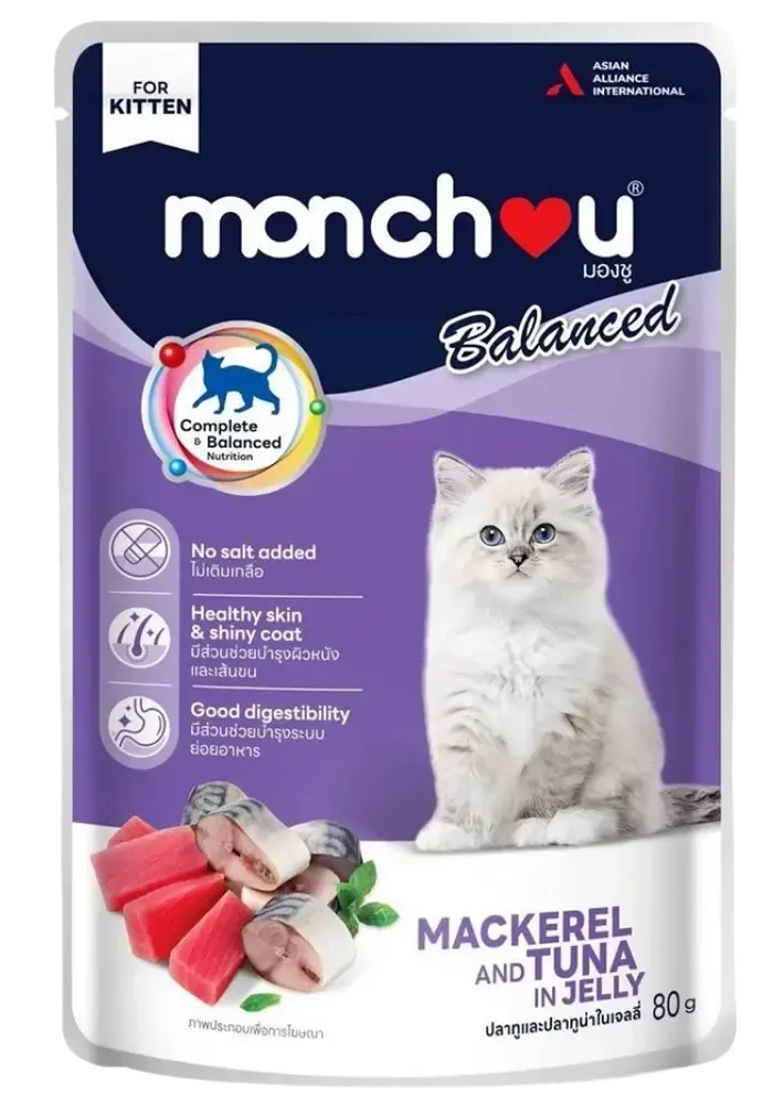 balanced kitten mackerel and tuna in jelly