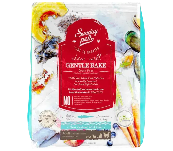gentle bake wild hoki adult cats