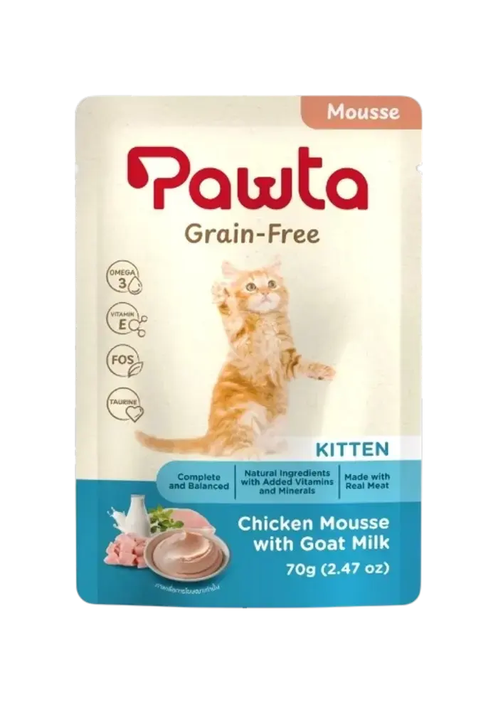 chicken mousse with goat milk