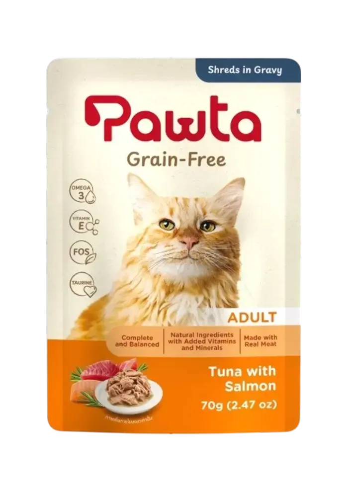 tuna with salmon