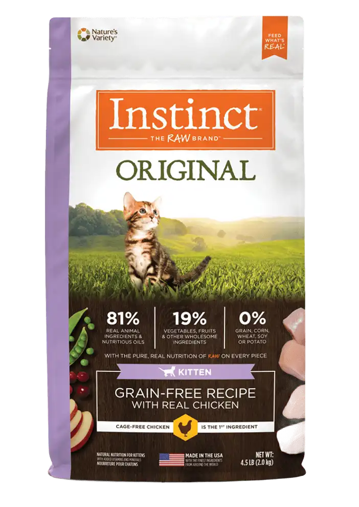 original kitten chicken dry