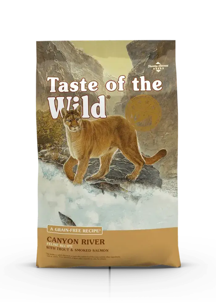 canyon river feline recipe with trout & smoked salmon