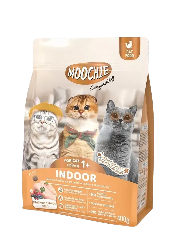 cat kibble longevity indoor chicken