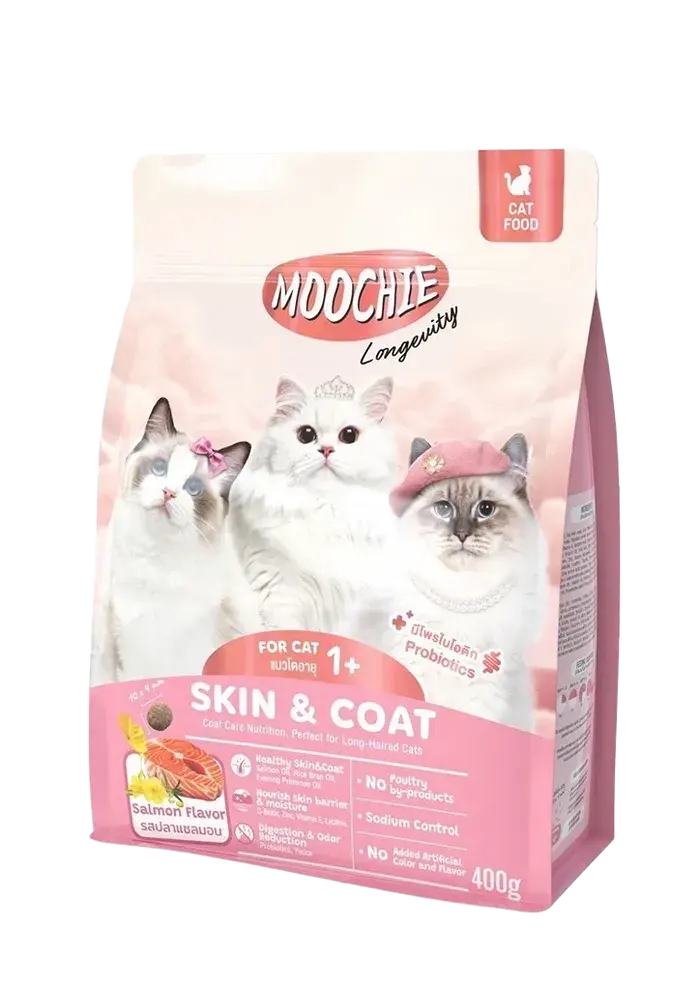 cat kibble longevity skin & coat salmon