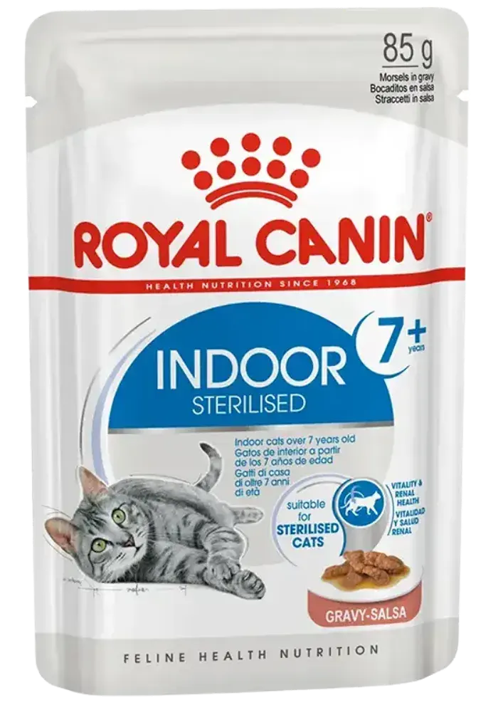 indoor sterilised 7+ gravy