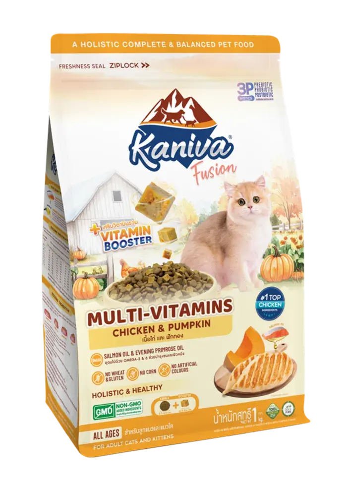 fusion multi-vitamins chicken & pumpkin