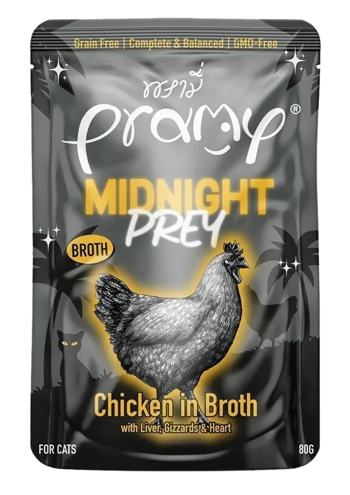 midnight prey chicken in broth