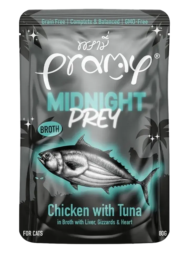 midnight prey chicken with tuna in broth